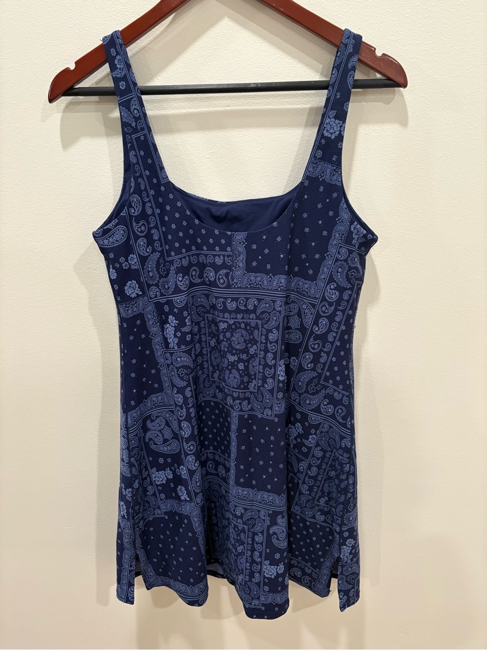 Aerie Bandana Print Active Tank Dress - L - Picture 8 of 8